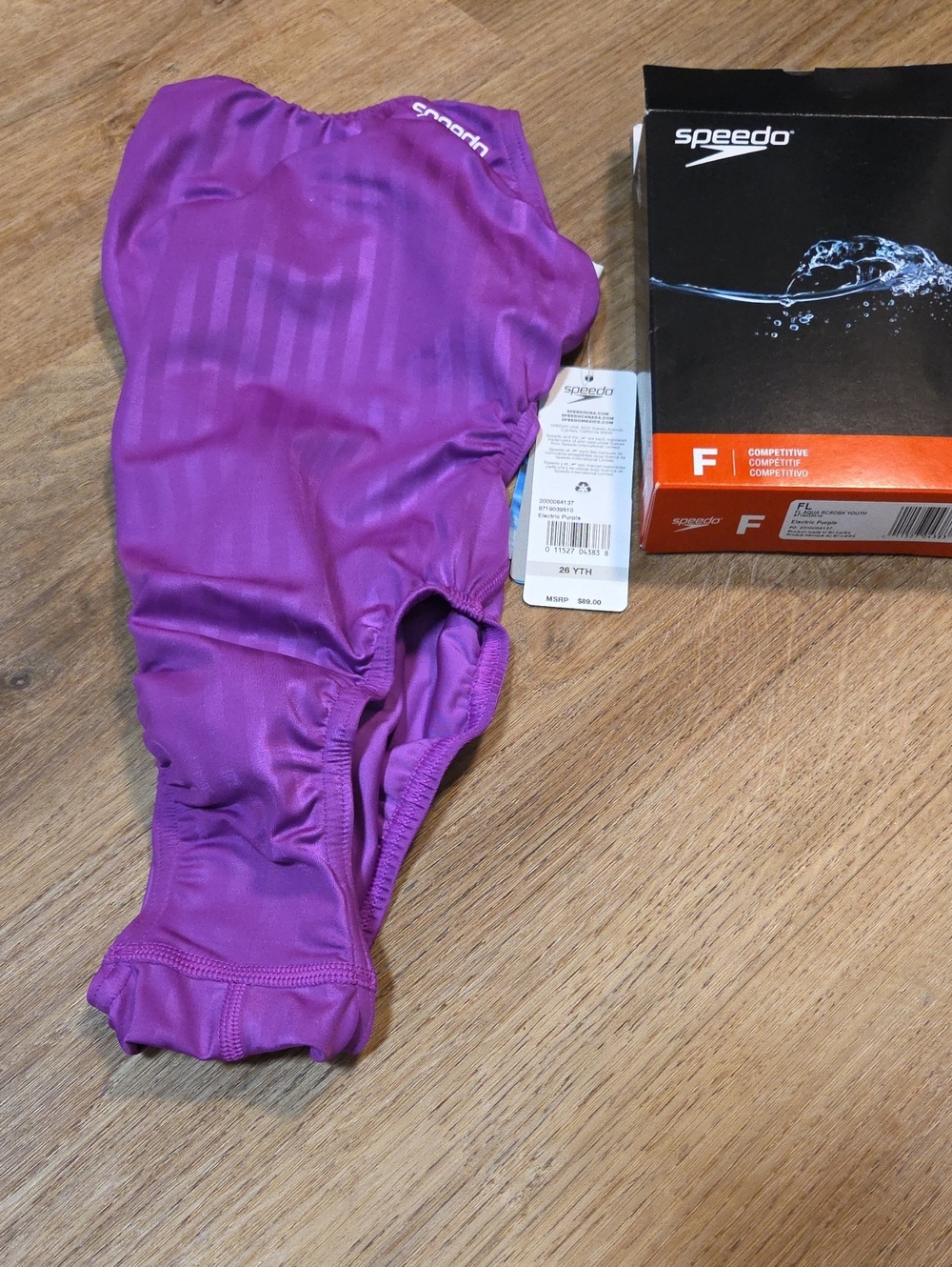 Speedo Aquablade Bright Purple